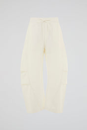 Elastic Utility Straight Trousers