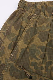 Wide-Leg Cargo Pants Camo