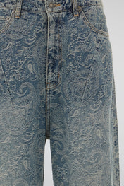 Wide-Leg Jeans Blue