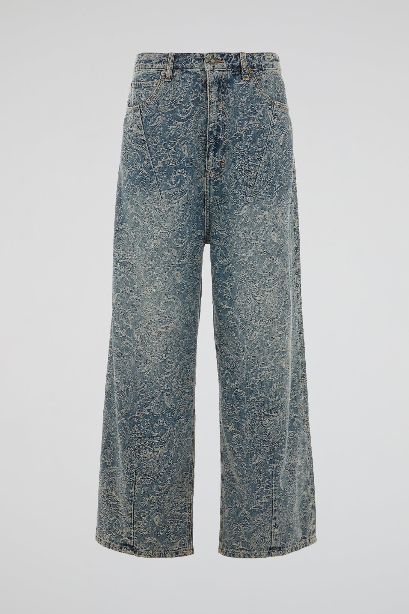 Wide-Leg Jeans Blue