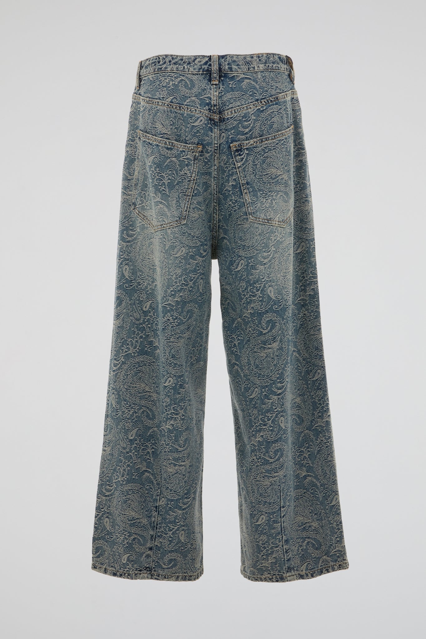 Wide-Leg Jeans Blue