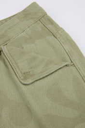 Green Camo Cargo Trousers