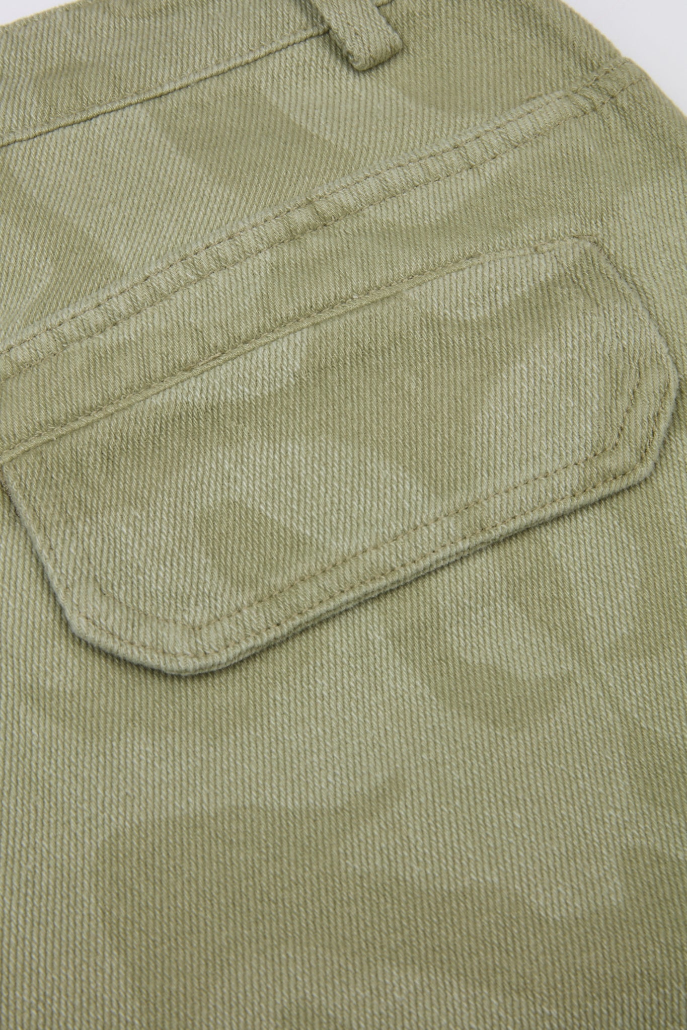 Green Camo Cargo Trousers