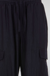 Navy Utility Straight Trousers