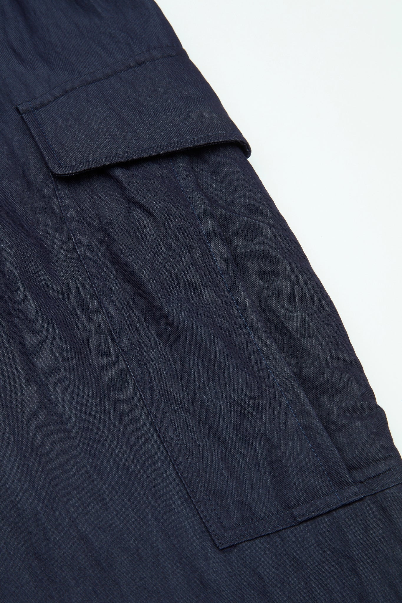 Navy Utility Straight Trousers