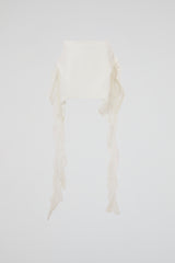 Lace Ruffle Mini Skirt