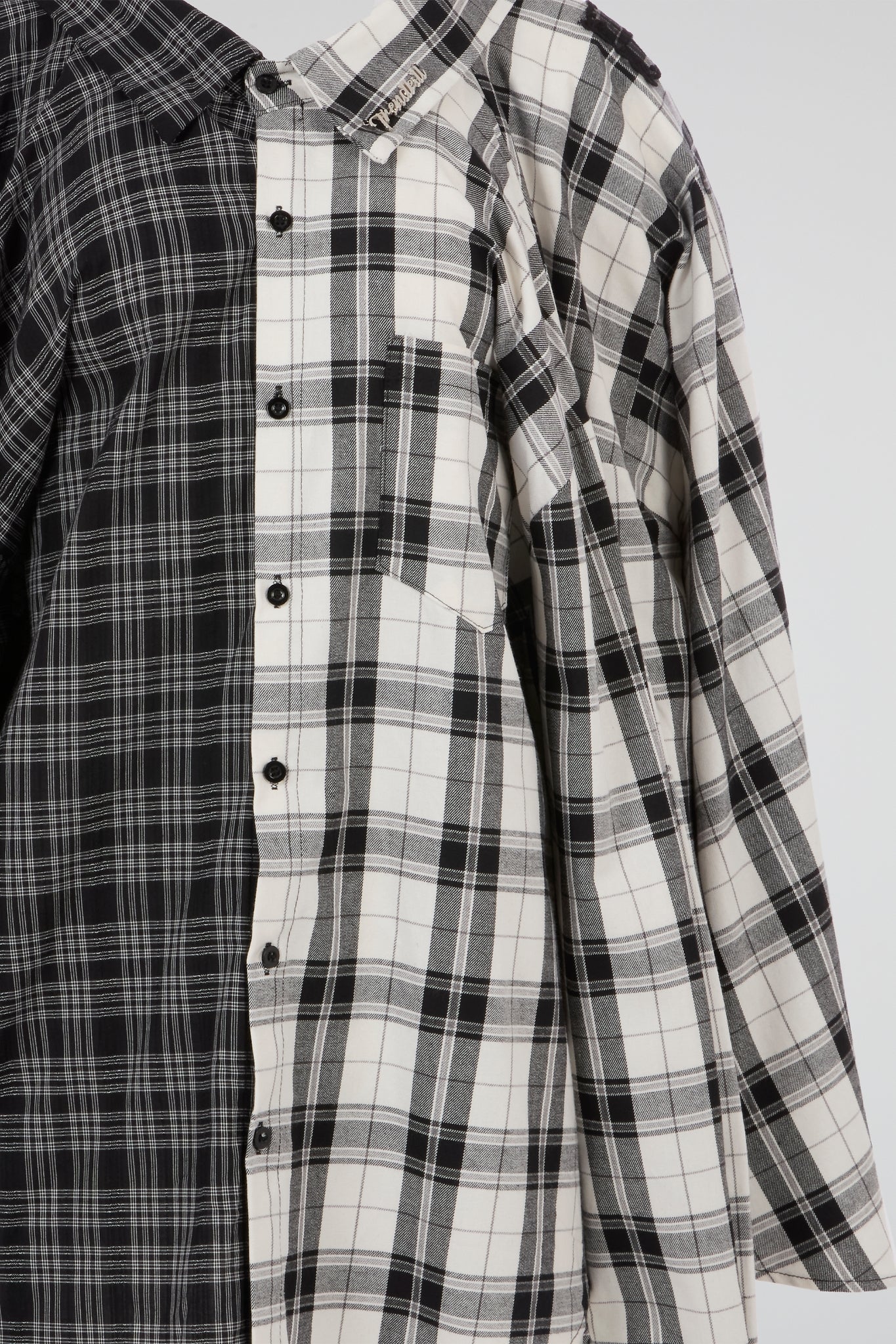 Deconstructed Flannel Shirt
