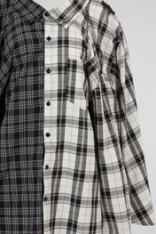 Deconstructed Flannel Shirt