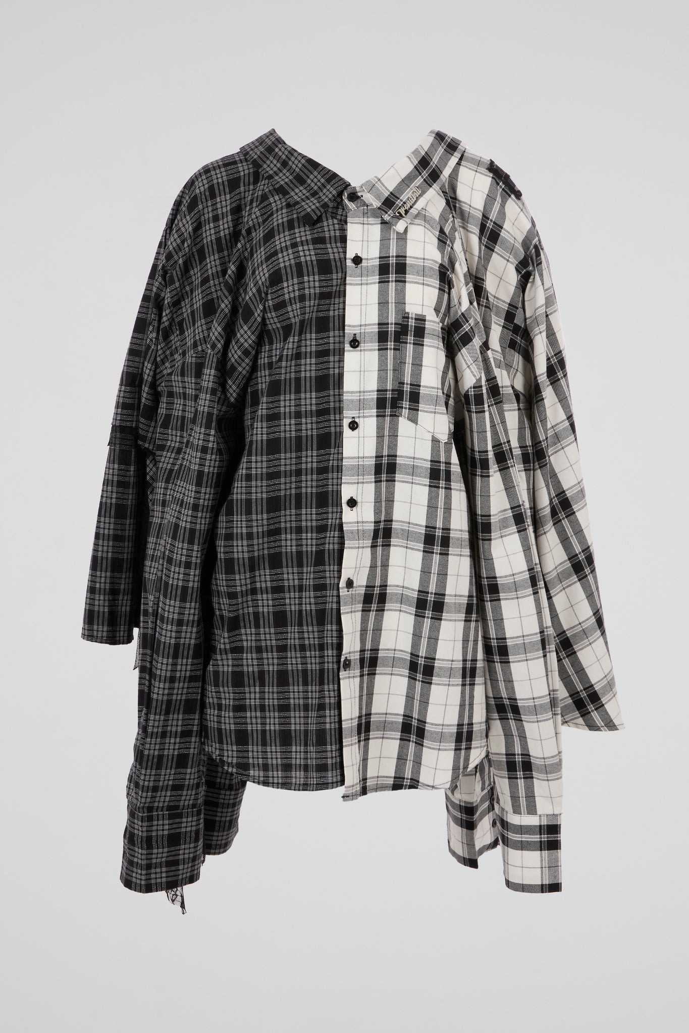 Deconstructed Flannel Shirt