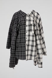 Deconstructed Flannel Shirt