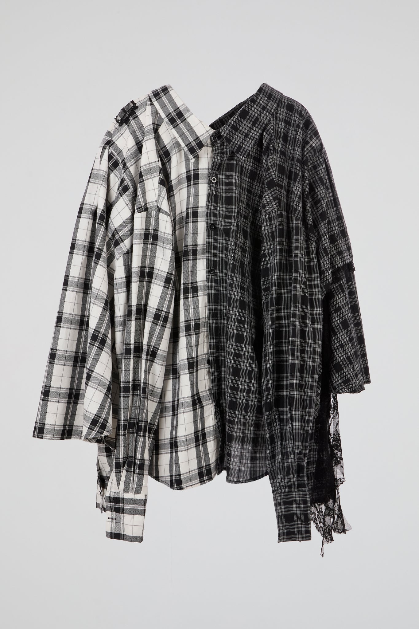 Deconstructed Flannel Shirt