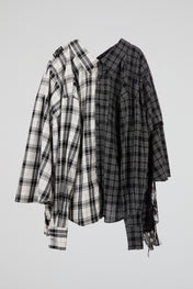 Deconstructed Flannel Shirt