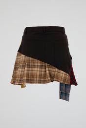 Asymmetric Patchwork Skirt