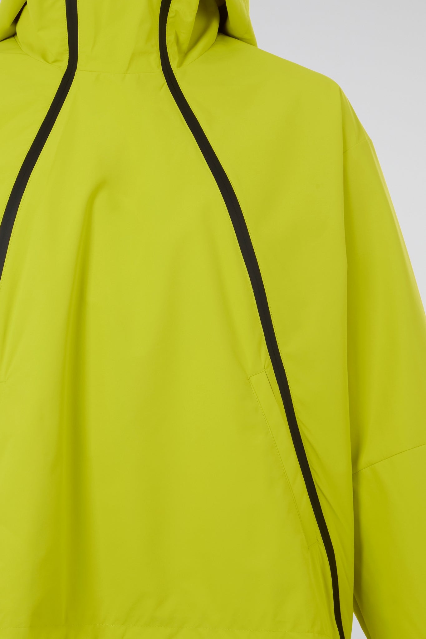 Dual-Zip Anorak Neon Green
