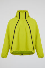 Dual-Zip Anorak Neon Green