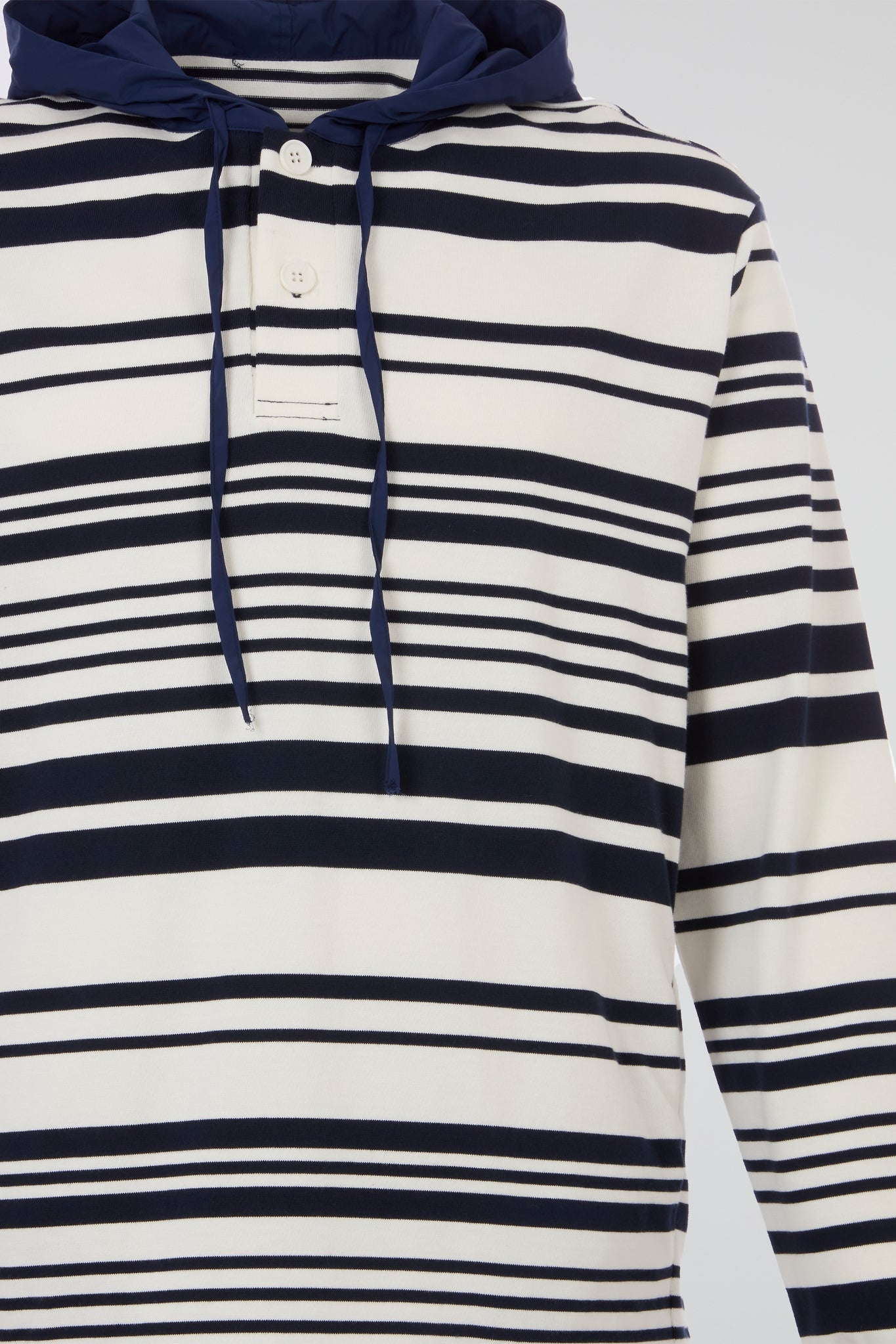 Dumist Stripe Hooded Henley