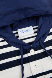 Dumist Stripe Hooded Henley