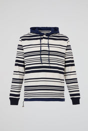 Dumist Stripe Hooded Henley