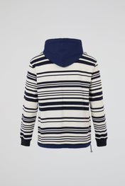 Dumist Stripe Hooded Henley