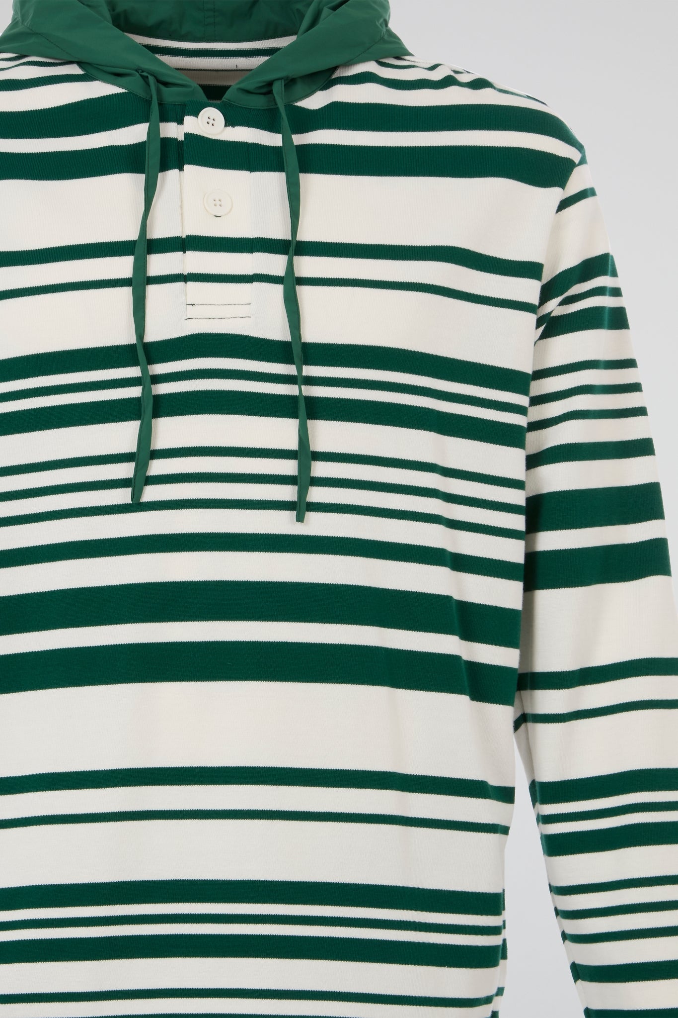 Dumist Stripe Hooded Henley