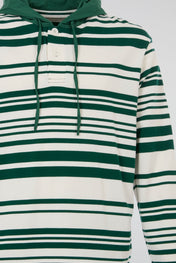 Dumist Stripe Hooded Henley