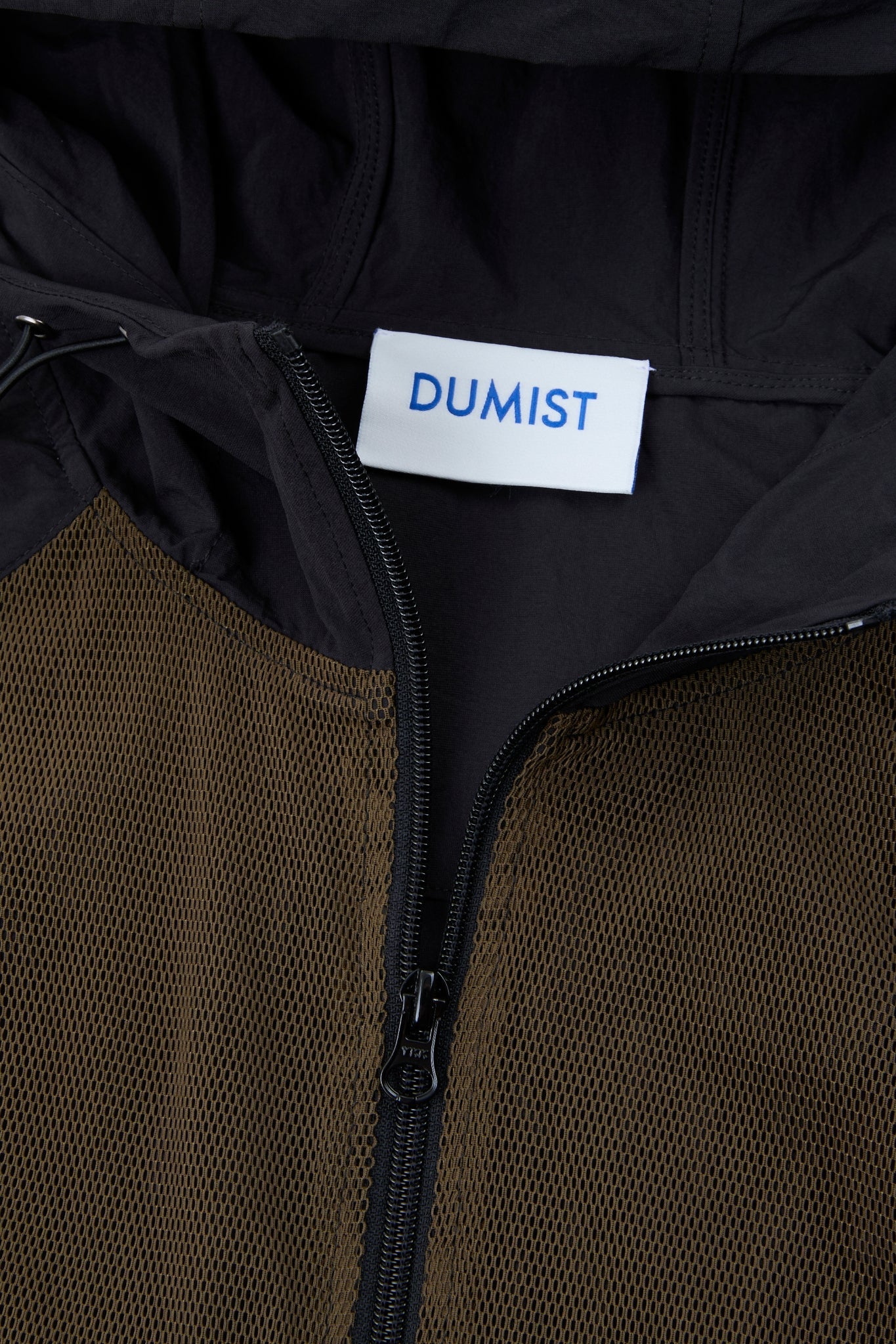 Technical Mesh Windbreaker Black & Brown