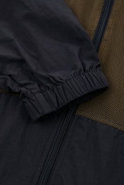 Technical Mesh Windbreaker Black & Brown