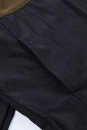Technical Mesh Windbreaker Black & Brown