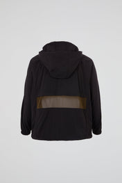 Technical Mesh Windbreaker Black & Brown