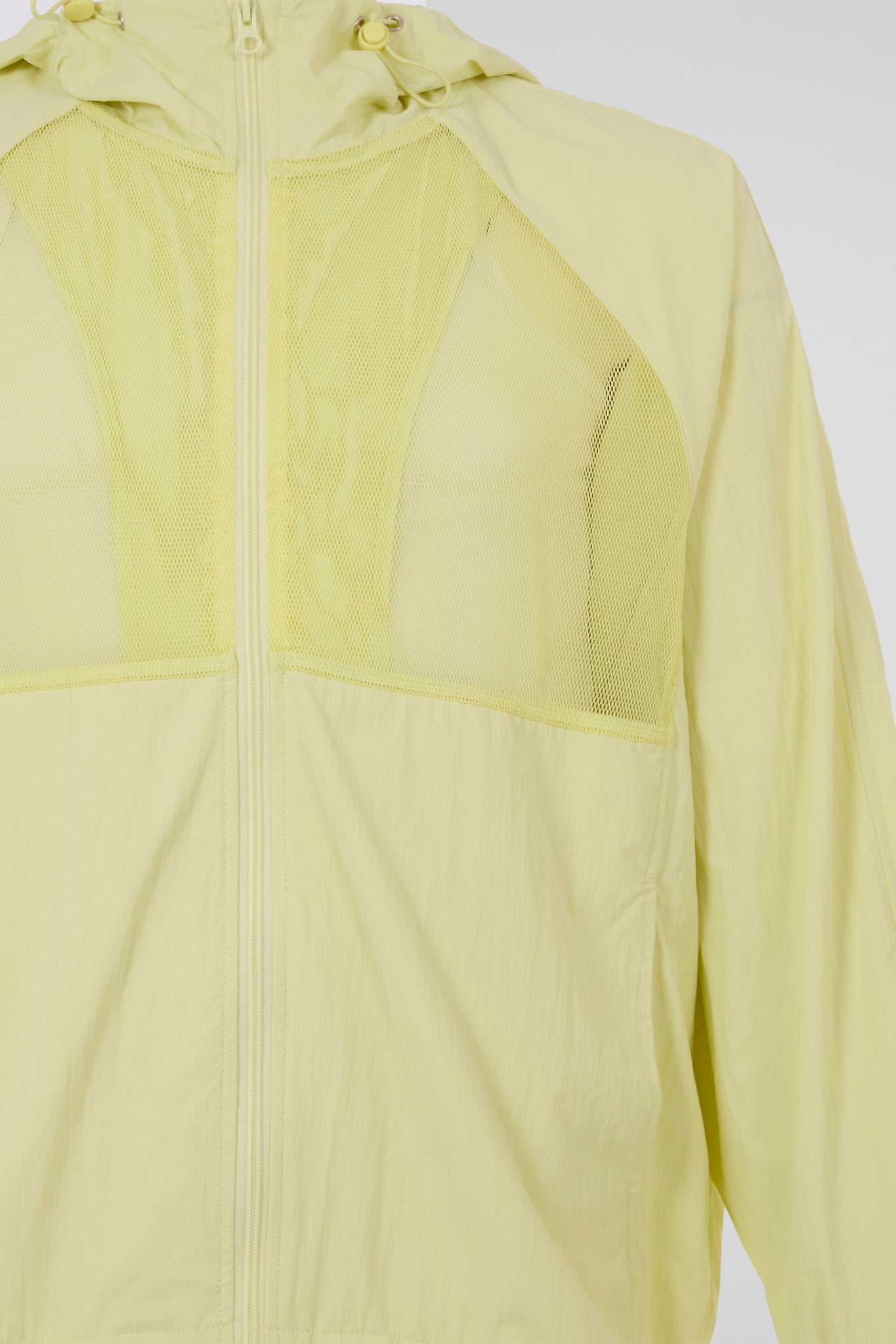 Technical Mesh Windbreaker Yellow
