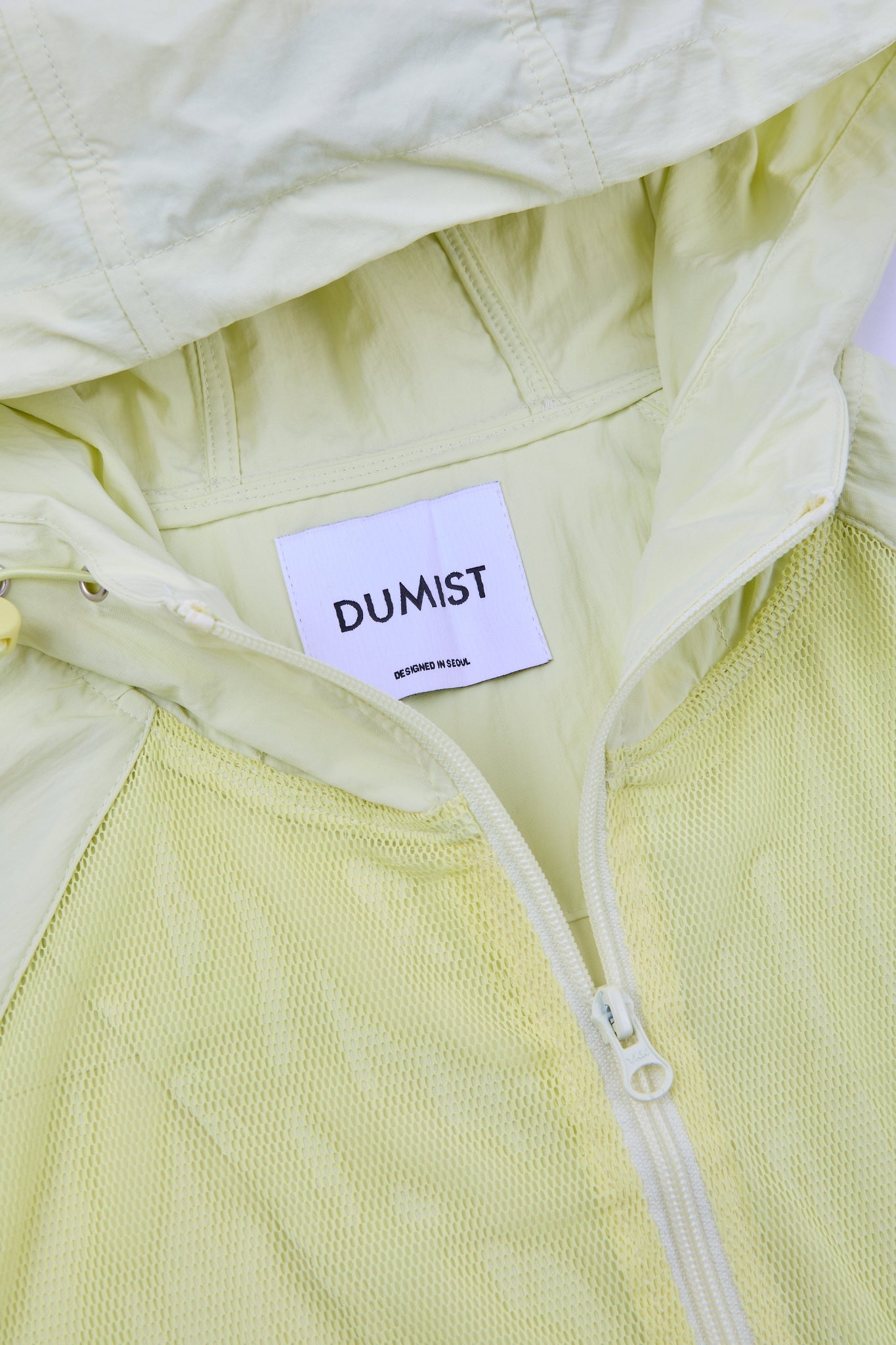 Technical Mesh Windbreaker Yellow