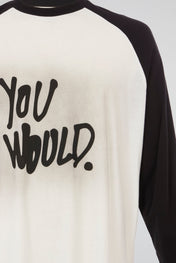 Graphic Raglan Long Sleeve Tee