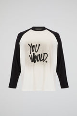 Graphic Raglan Long Sleeve Tee