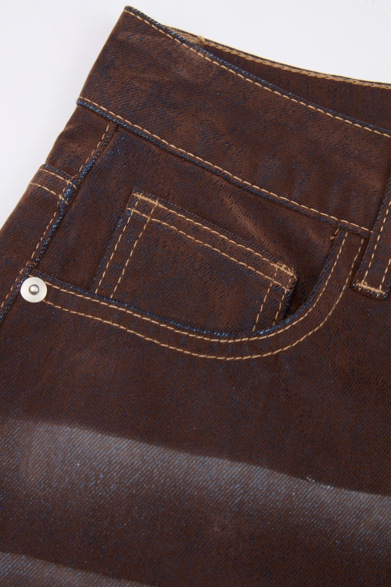 Burnished Wave Wide Denim