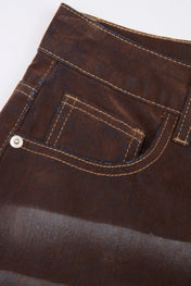 Burnished Wave Wide Denim