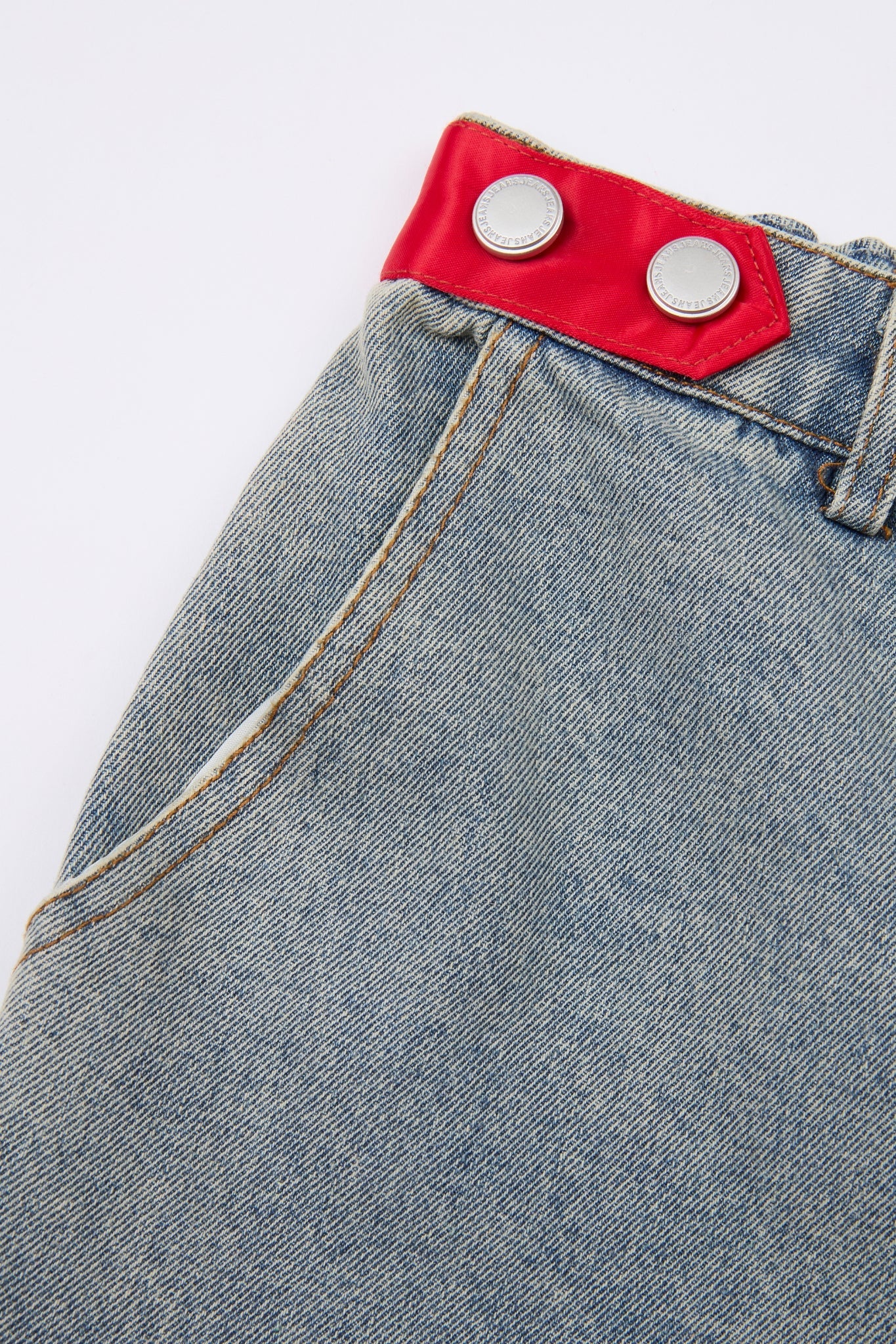 Contrast Cargo Jeans