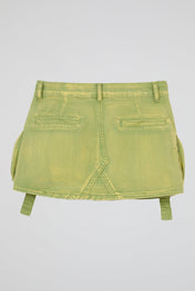 Cargo Mini Skirt Green