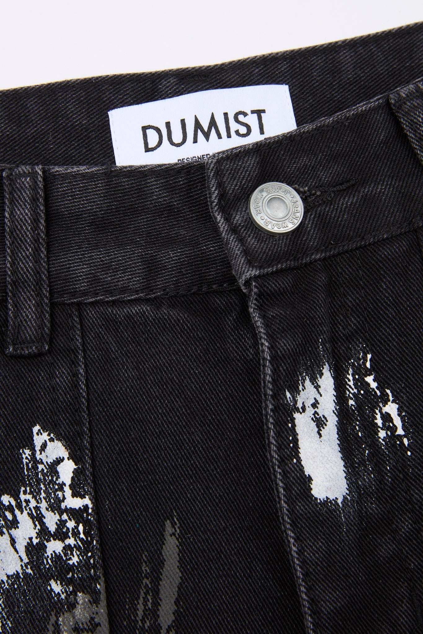 Distressed Multi-Pocket Cargo Denim