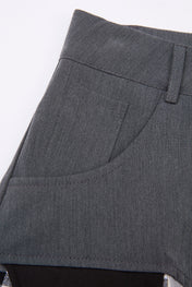 Patchwork Denim Skirt