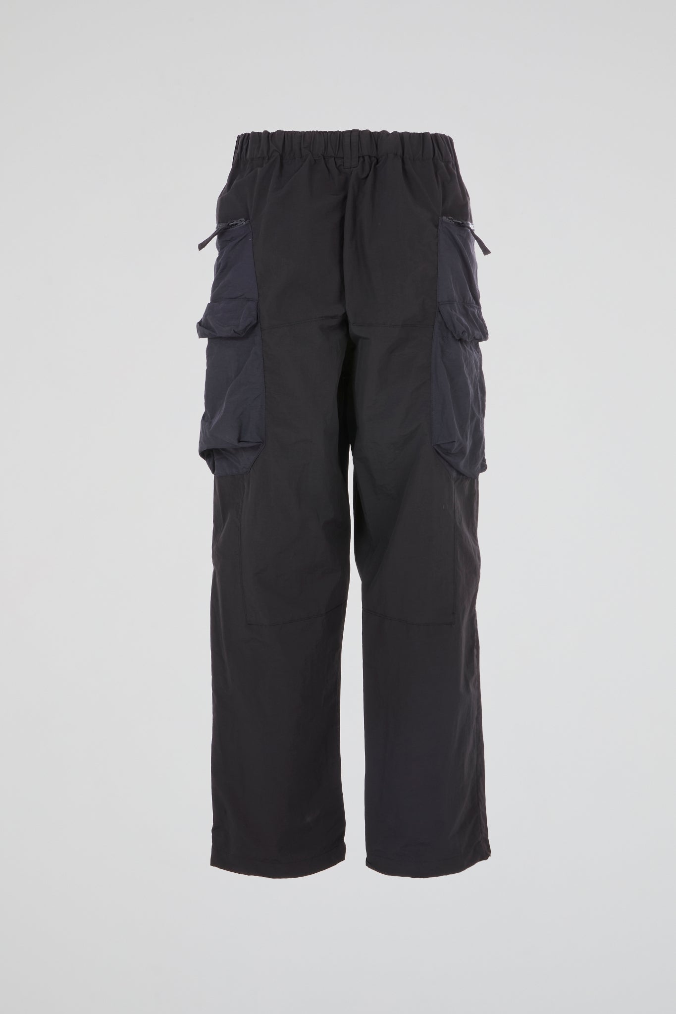 Black Multi-Pocket Tech Trousers