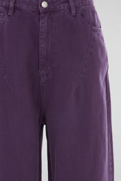 Purple Curved Denim