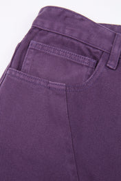 Purple Curved Denim