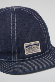 Dark Indigo Denim Workwear Cap