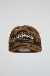 Tiger Camo Distressed Cap
