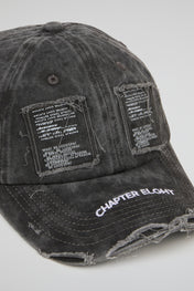 Charcoal Distressed Ball Cap