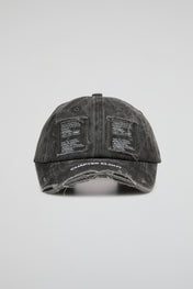 Charcoal Distressed Ball Cap