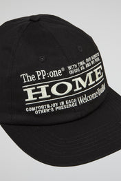 Black Embroidered Cap