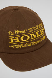 Brown Embroidered Cap