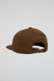 Brown Embroidered Cap