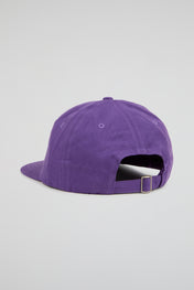 Purple Embroidered Cap